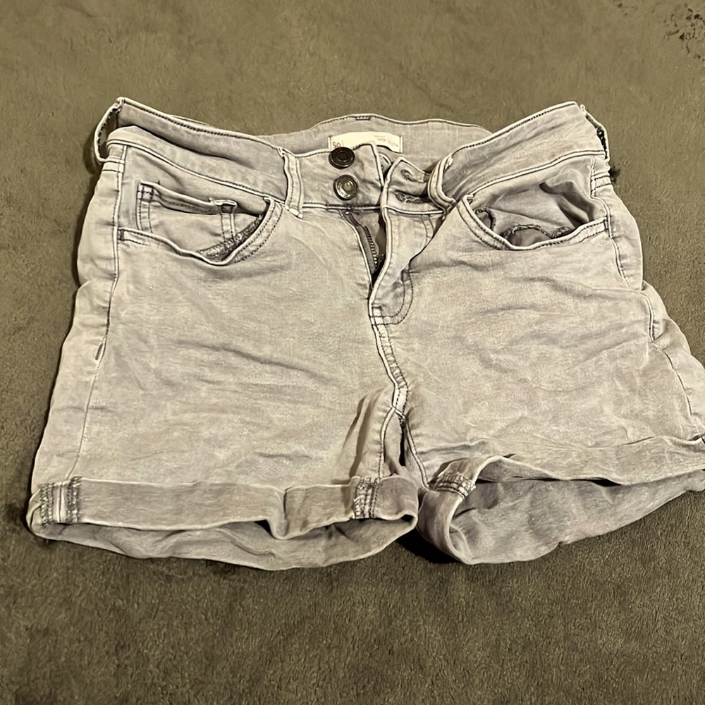 Low rise Midi grey So shorts